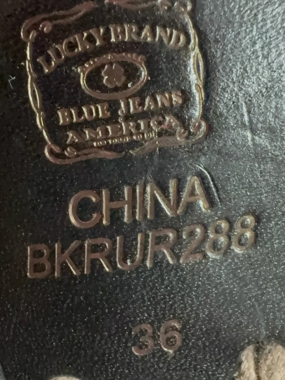 Lucky Brand Dark Brown Leather Belt with Contrast Stitching